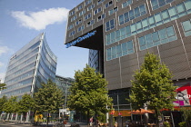 Germany, Berlin, Mitte, Potsdamer Platz, Exterior of the Sony Centre.