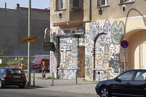 Germany, Berlin, Mitte, Exterior of the famous Roxy bar in Chausseestrasse.