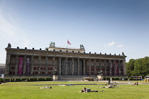 Germany, Berlin, Mitte, Museum Island, Altes Musuem exterior.