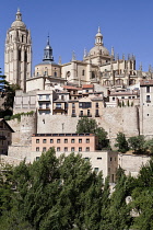 Spain, Castille-Leon, Segovia, The Cathedral.