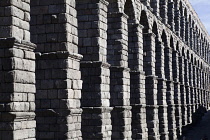 Spain, Castille-Leon, Segovia, Roman Aqueduct.