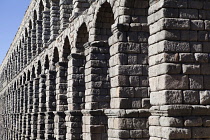 Spain, Castille-Leon, Segovia, Roman Aqueduct.