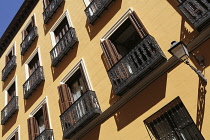 Spain, Madrid, Apartments in the Plaza de Cheuca district.