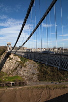 England, Bristol, Clifton Suspension Bridge.