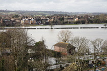 Climate, Weather, Flooding, Tonbridge, Kent,  England.