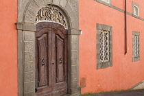 Italy, Tuscany, Lucca, Barga, Town house in Piazza Angelio in the old town.