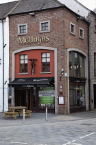 Ireland, North, Belfast, Exterior of McHughs bar in Queens Square.