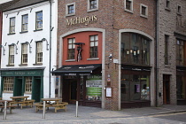 Ireland, North, Belfast, Exterior of McHughs bar in Queens Square.