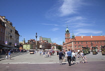 Poland, Warsaw, Old Town, Plac Zamkowy, King Sigismund III Column.