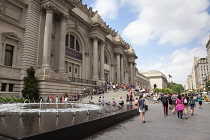 USA, New York State, New York City, Manhattan, Exterior of the Museum of Modern Art on 5th Avenue.