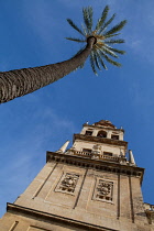 Spain, Andalucia, Cordoba, The Torre del Alminar of the Mezquita Cathedral.