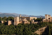 Spain, Andalucia, Granada, The Alhambra .