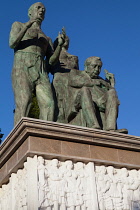 Spain, Andalucia, Granada, Monument to Flamenco on Paseo del Violon.