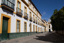 Spain, Andalucia, Seville, Houses on Patio de las Banderas.