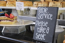 Scotland, Edinburgh, Cafe delicacies at the Scottish National Gallery of Modern Art, Modern Two.