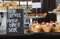 Scotland, Edinburgh, Cafe delicacies at the Scottish National Gallery of Modern Art, Modern Two.