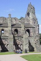 Scotland, Edinburgh, Palace of Holyroodhouse, Abbey church.