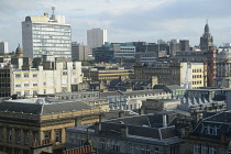 Scotland, Glasgow, City Centre, views across central Glasgow from the Lighthouse, off Buchanan St.