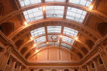 Scotland, Glasgow, City centre west, Mitchell Library, Main Hall interior.