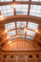 Scotland, Glasgow, City centre west, Mitchell Library, Main Hall interior.