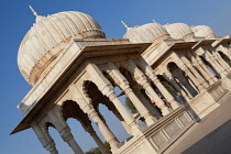 India, Rajasthan, Bikaner, Royal Cenotaphs at Devikund near Bikaner.