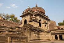 India, Madhya Pradesh, Maheshwar, The inner complex at Ahilya Fort in Maheshwar.