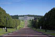 Ireland, North, Belfast, Stormont assembly building.