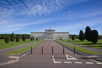 Ireland, North, Belfast, Stormont assembly building.