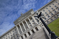 Ireland, North, Belfast, Stormont assembly building.