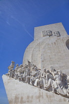 Portugal, Estredmadura, Lisbon, Belem, Monument to the Discoveries built in 1960 to commemorate the 500th anniversary of the death of Henry the Navigator.