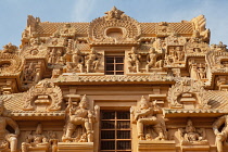 India, Tamil Nadu, Tanjore, Thanjavur, The gopuram at the entrance to the Brihadisvara Temple in Tanjore.