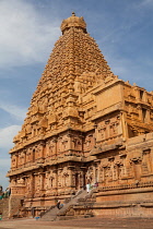 India, Tamil Nadu, Tanjore, Thanjavur, The Brihadisvara Temple in Tanjore.