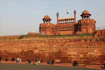 India, New Delhi, The Red Fort in Delhi.