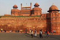 India, New Delhi, The Red Fort in Delhi.