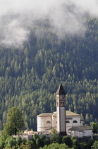 Italy, Trentino Alto Adige, Cavalese, Castello di Fiemme.