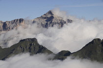 Italy, Trentino Alto Adige, Marmolada, mountain views from Marmolada.