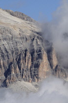 Italy, Trentino Alto Adige, Marmolada, view of Col di Lana.