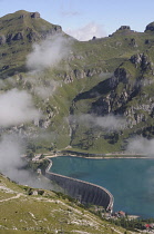 Italy, Trentino Alto Adige, Marmolada, Lago di Fadaia.