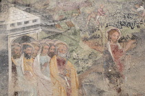 Italy, Piedmont, Susa, frescoes depicting the life of Christ, Cathedral San Giusto.