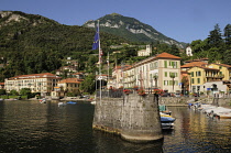 Italy, Lombardy, Lake Como, Menaggio, harbour & waterfront view.