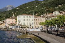 Italy, Lombardy, Lake Garda, Gargnano, waterfront.