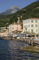 Italy, Lombardy, Lake Garda, Gargnano, waterfront.