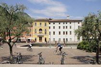 Italy, Lombardy, Lake Garda, Riva del Garda, Piazza Tre Novembre.