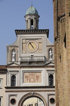 Italy, Lombardy, Crema, Torazzo, clocktower.