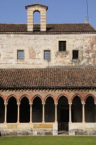 Italy, Veneto, Verona, cloisters at San Zeno church.