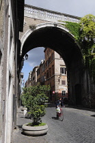 Italy, Lazio, Rome, Centro Storico, Via Giulia.