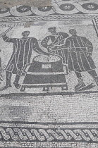 Italy, Lazio, Rome, Ostia Antica, mosaics  from Aula dei Misuratori del Grano.