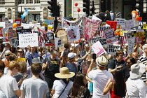 England, London, Anti Trump Protesters.