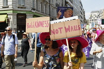 England, London, Anti Trump Protesters.