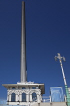 England, East Sussex, Brighton, Steel i360 observation tower on the seafront.